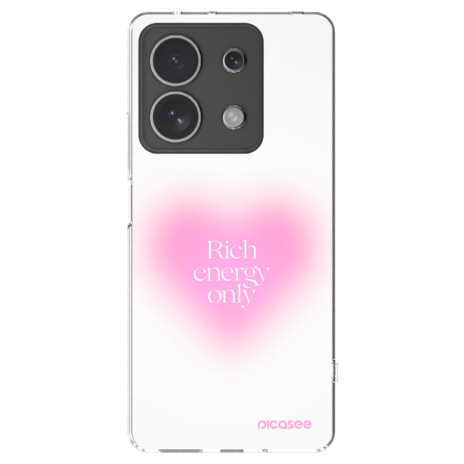 Picasee silikónový prehľadný obal pre Xiaomi Redmi Note 13 4G - Rich Energy
