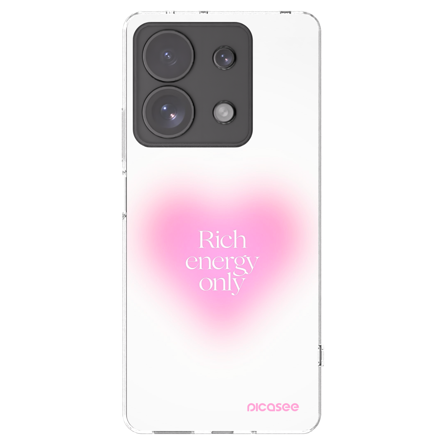 Silikónový prehľadný obal pre Xiaomi Redmi Note 13 Pro 4G - Rich Energy