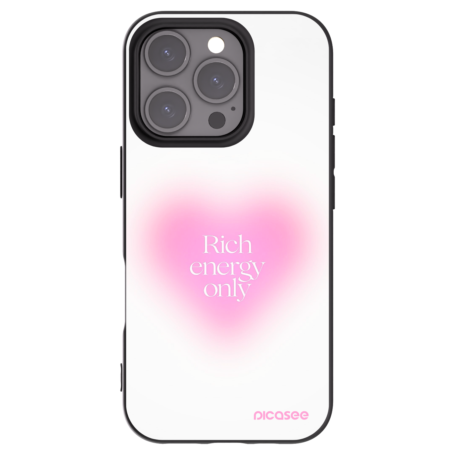 Picasee silikónový čierny obal pre Apple iPhone 16 Pro - Rich Energy
