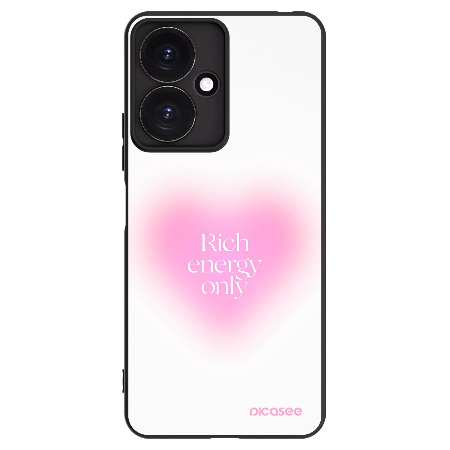 Picasee silikónový čierny obal pre Xiaomi Redmi 13C 5G - Rich Energy