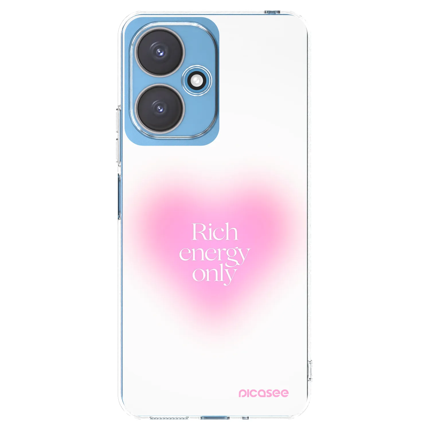 Picasee silikónový prehľadný obal pre Xiaomi Redmi 13C 5G - Rich Energy