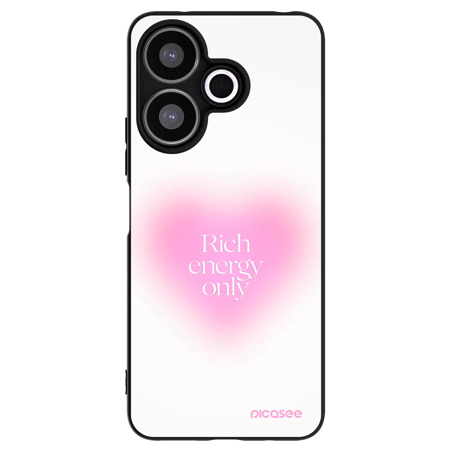 Silikónový čierny obal pre Xiaomi Redmi 13 4G - Rich Energy