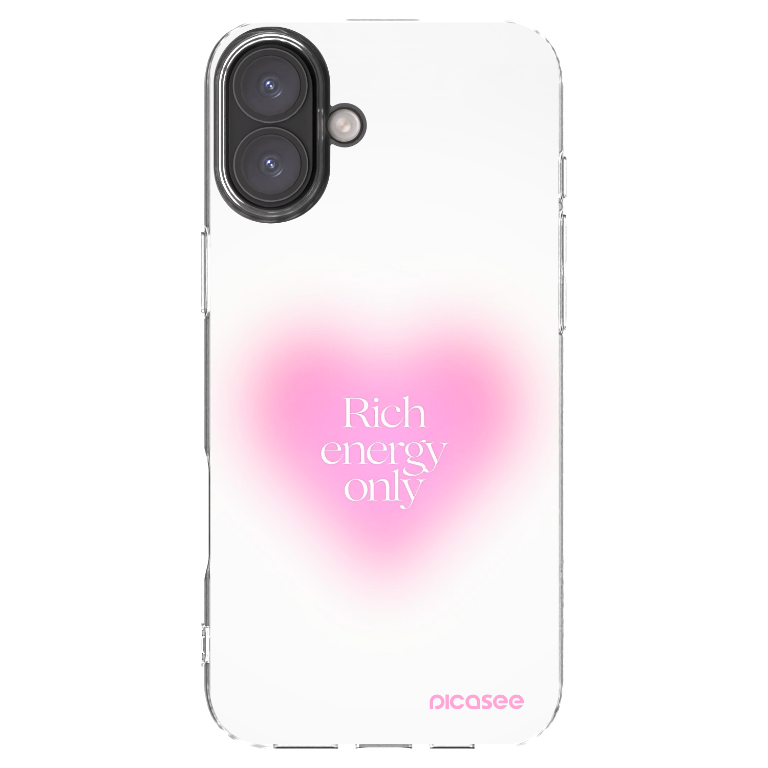 Picasee silikónový prehľadný obal pre Apple iPhone 16 Plus - Rich Energy
