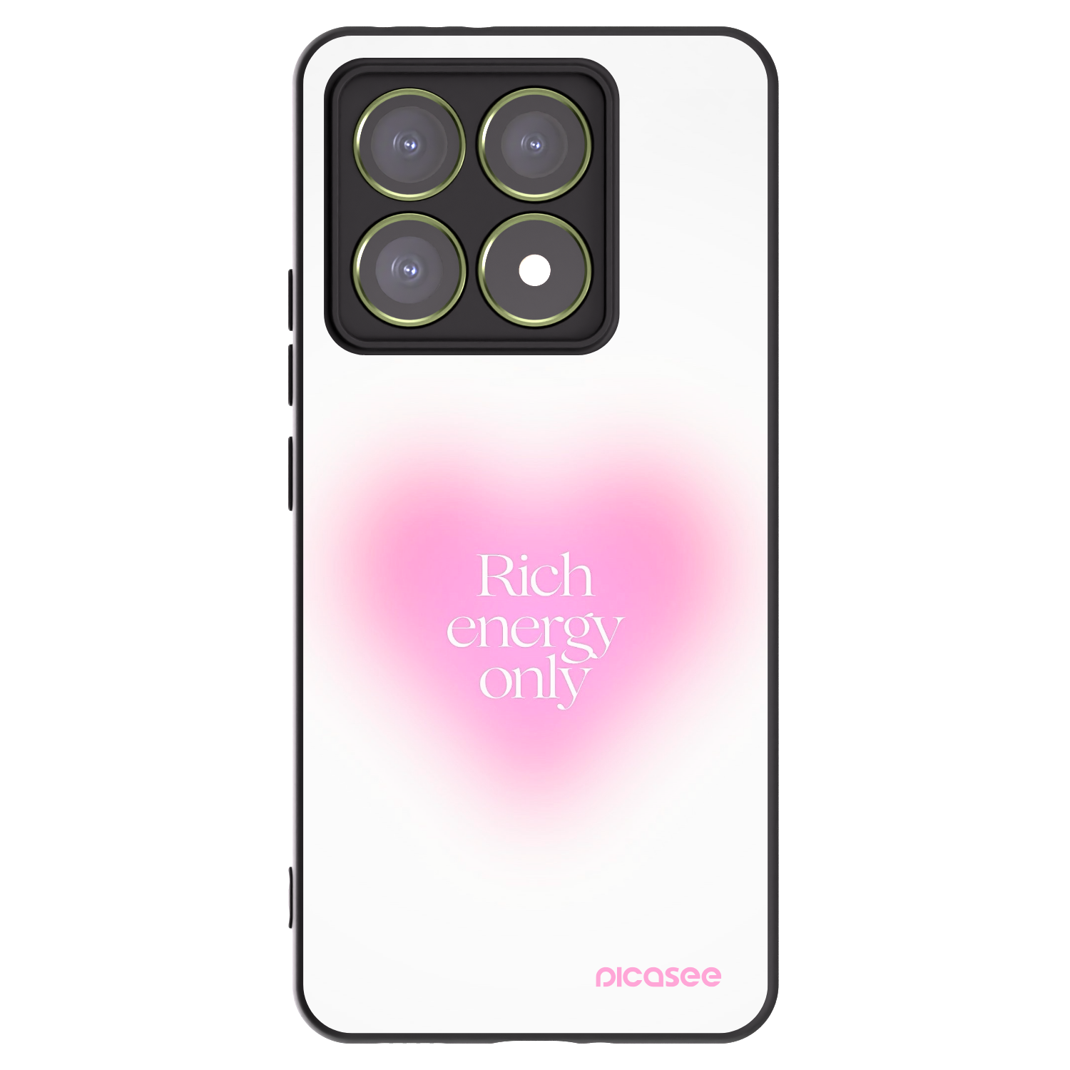 Picasee silikónový čierny obal pre Xiaomi 14T - Rich Energy