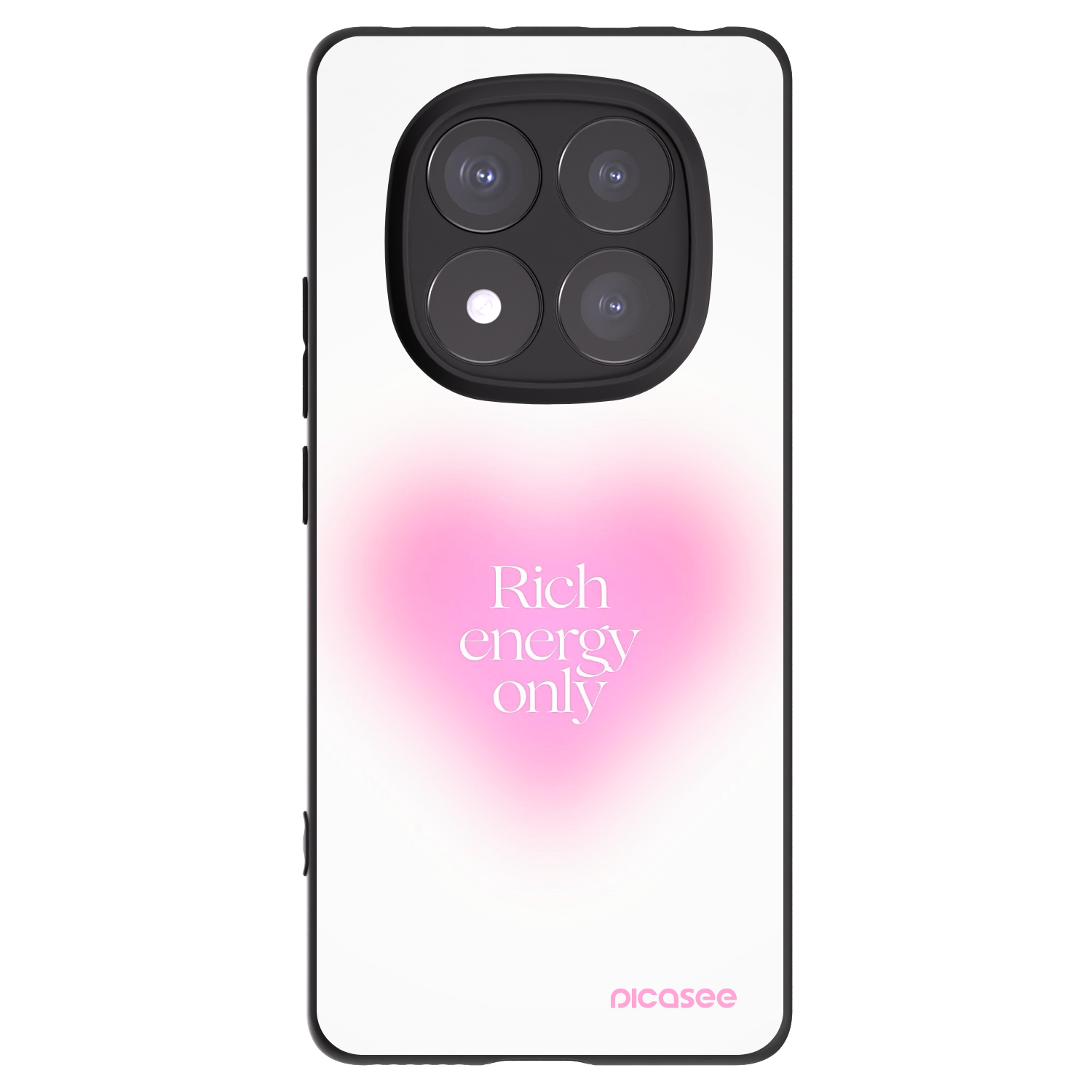 Picasee silikónový čierny obal pre Xiaomi Redmi Note 14 Pro+ 5G - Rich Energy