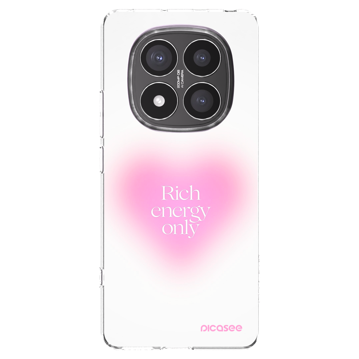 Picasee silikónový prehľadný obal pre Xiaomi Redmi Note 14 Pro+ 5G - Rich Energy