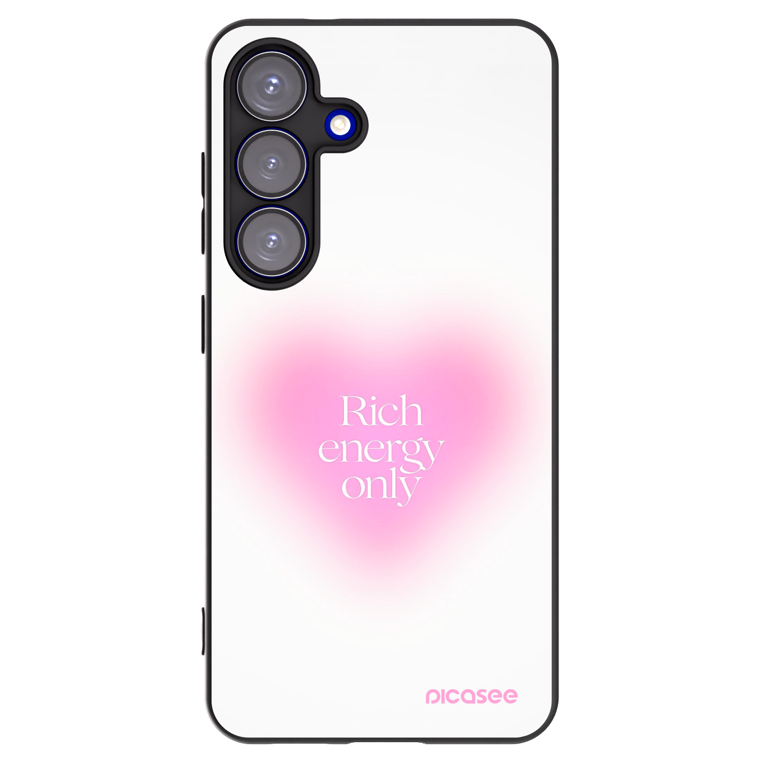 Picasee silikónový čierny obal pre Samsung Galaxy S25 5G - Rich Energy