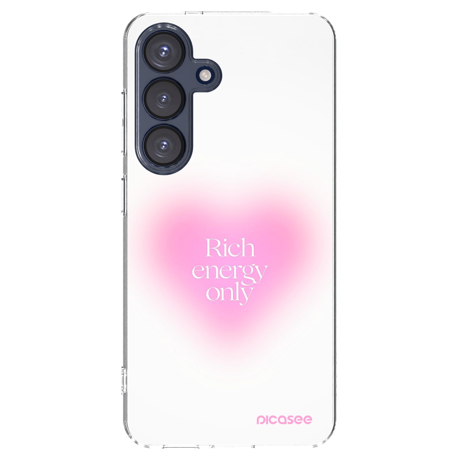 Picasee silikónový prehľadný obal pre Samsung Galaxy S25 5G - Rich Energy