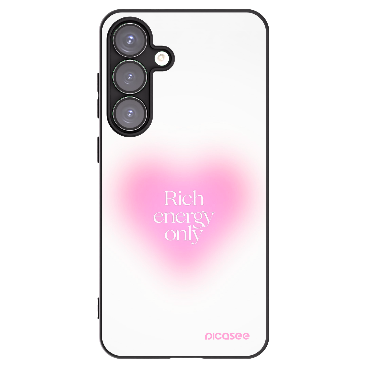 Picasee silikónový čierny obal pre Samsung Galaxy S25+ 5G - Rich Energy