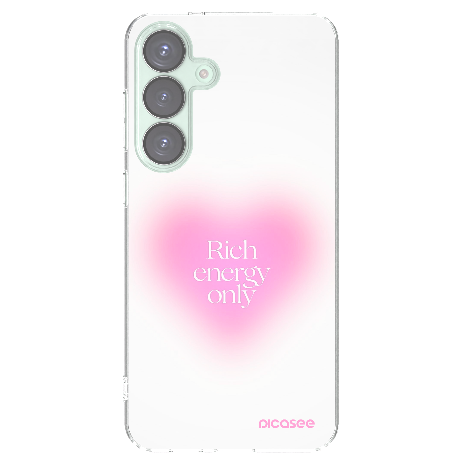 Picasee silikónový prehľadný obal pre Samsung Galaxy S25+ 5G - Rich Energy
