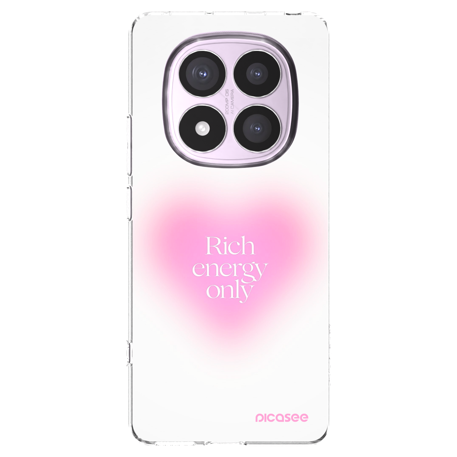 Silikónový prehľadný obal pre Xiaomi Redmi Note 14 Pro 4G - Rich Energy