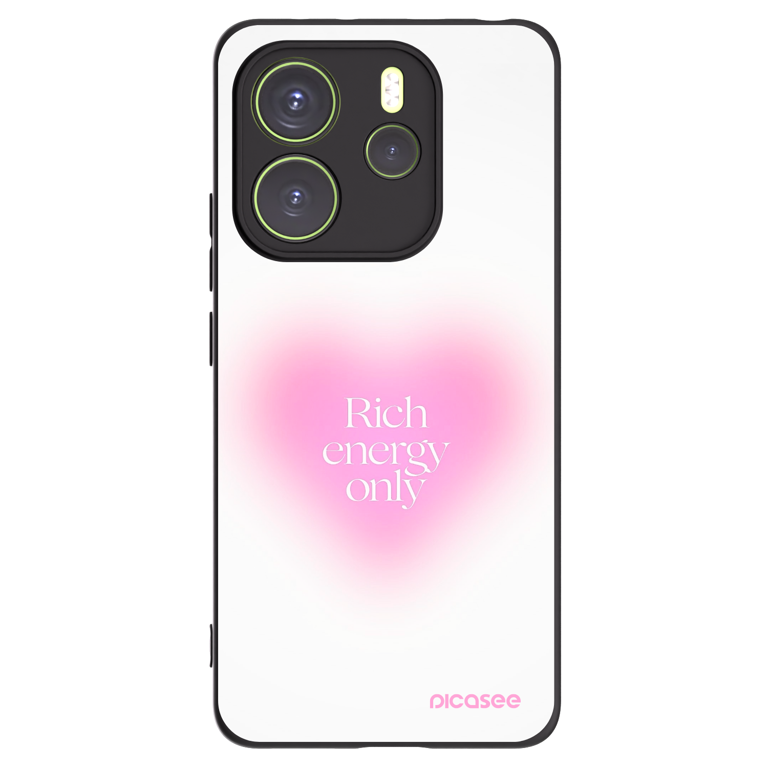Picasee silikónový čierny obal pre Xiaomi Redmi Note 14 4G - Rich Energy
