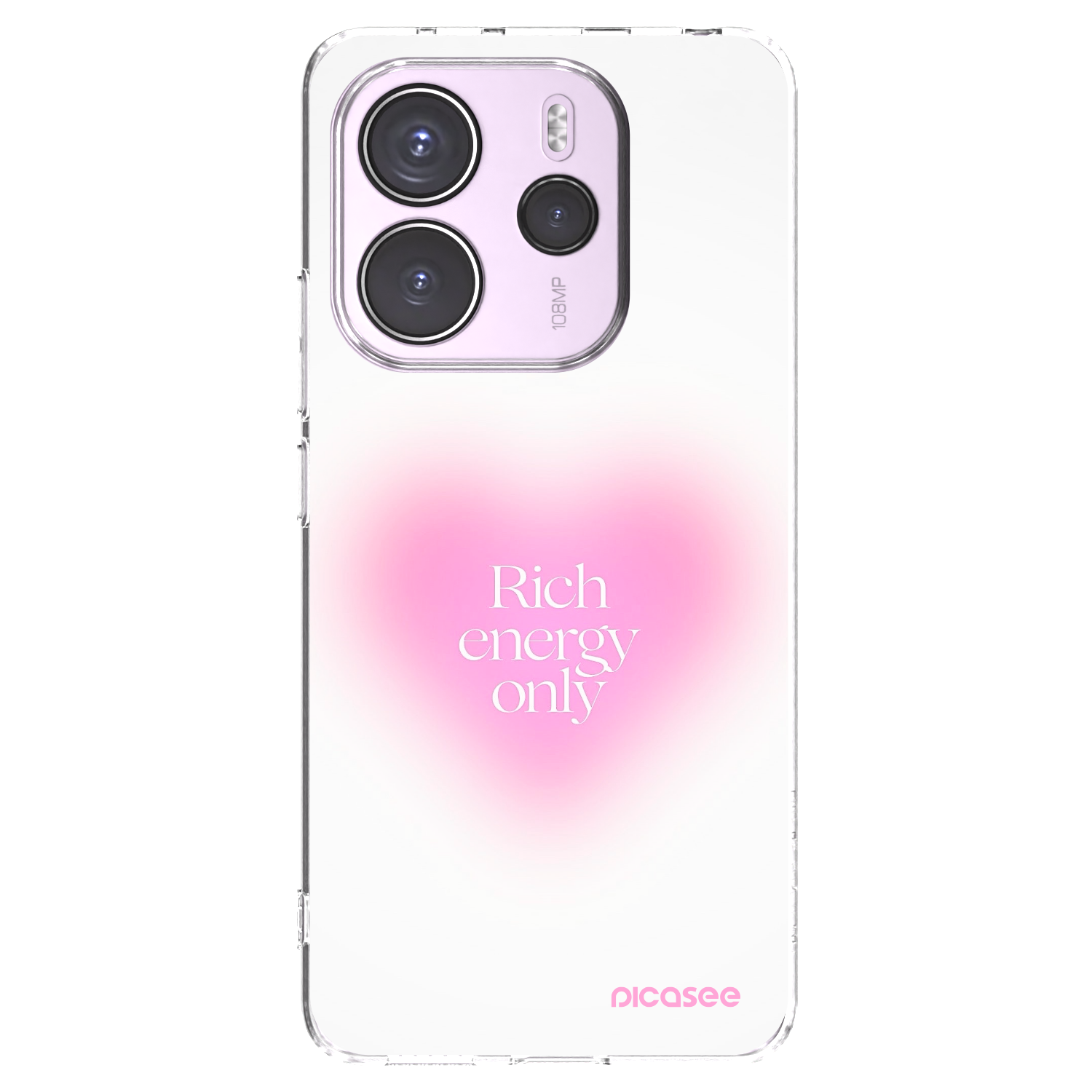 Picasee silikónový prehľadný obal pre Xiaomi Redmi Note 14 4G - Rich Energy