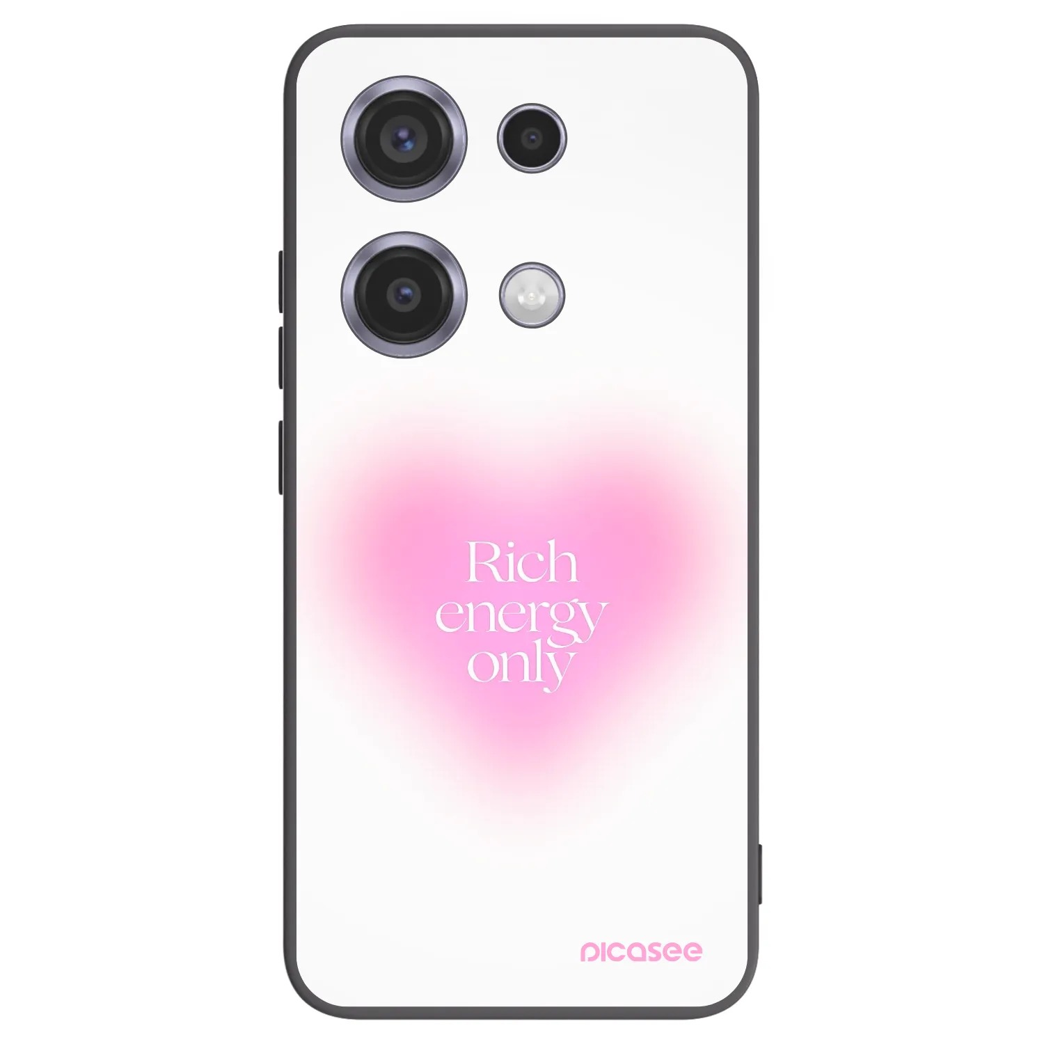 Picasee silikónový čierny obal pre Xiaomi Redmi Note 14S - Rich Energy