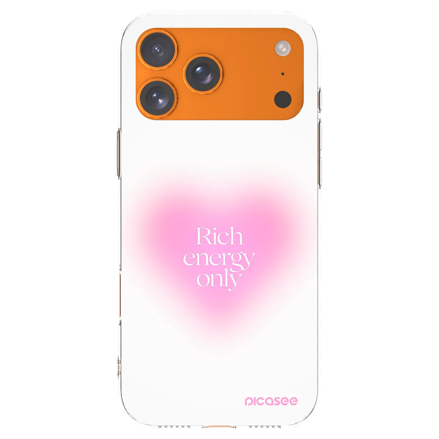 Silikónový prehľadný obal pre Apple iPhone 17 Pro Max - Rich Energy