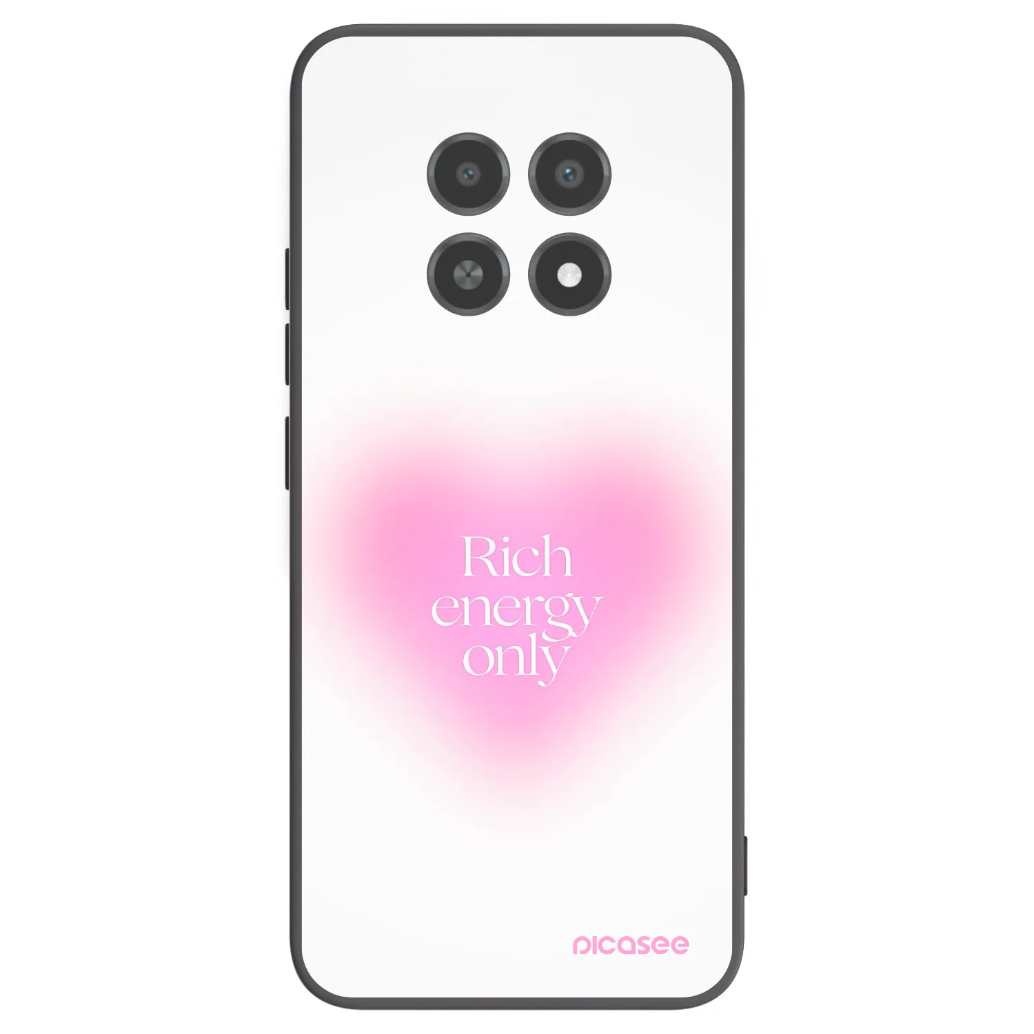 Picasee silikónový čierny obal pre Realme 12X - Rich Energy