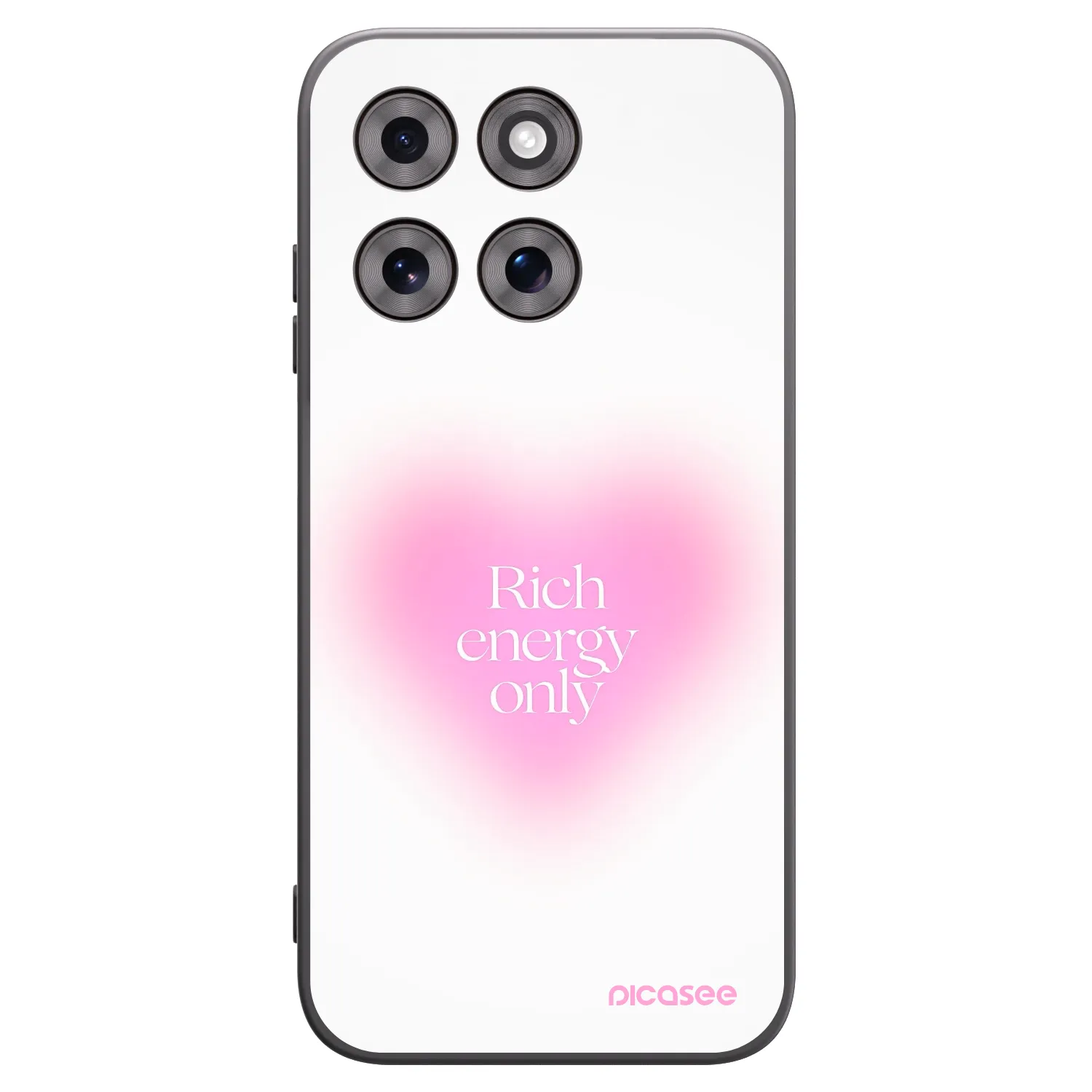 Picasee silikónový čierny obal pre Motorola Moto G77 - Rich Energy