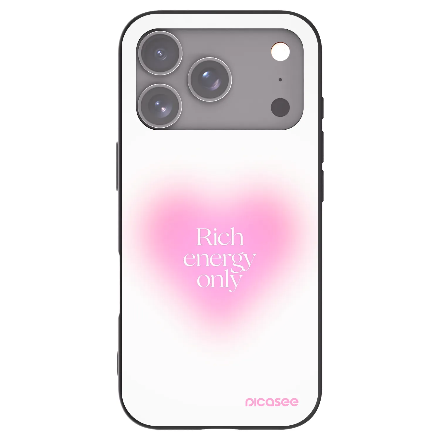 Picasee silikónový čierny obal pre Apple iPhone 18 Pro - Rich Energy