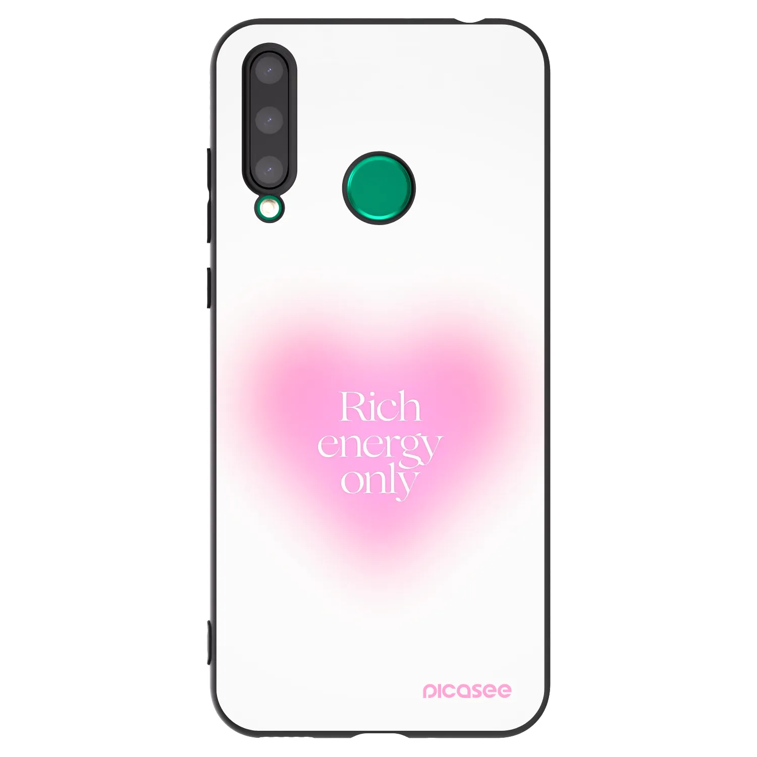 Picasee silikónový čierny obal pre Honor 20 Lite - Rich Energy