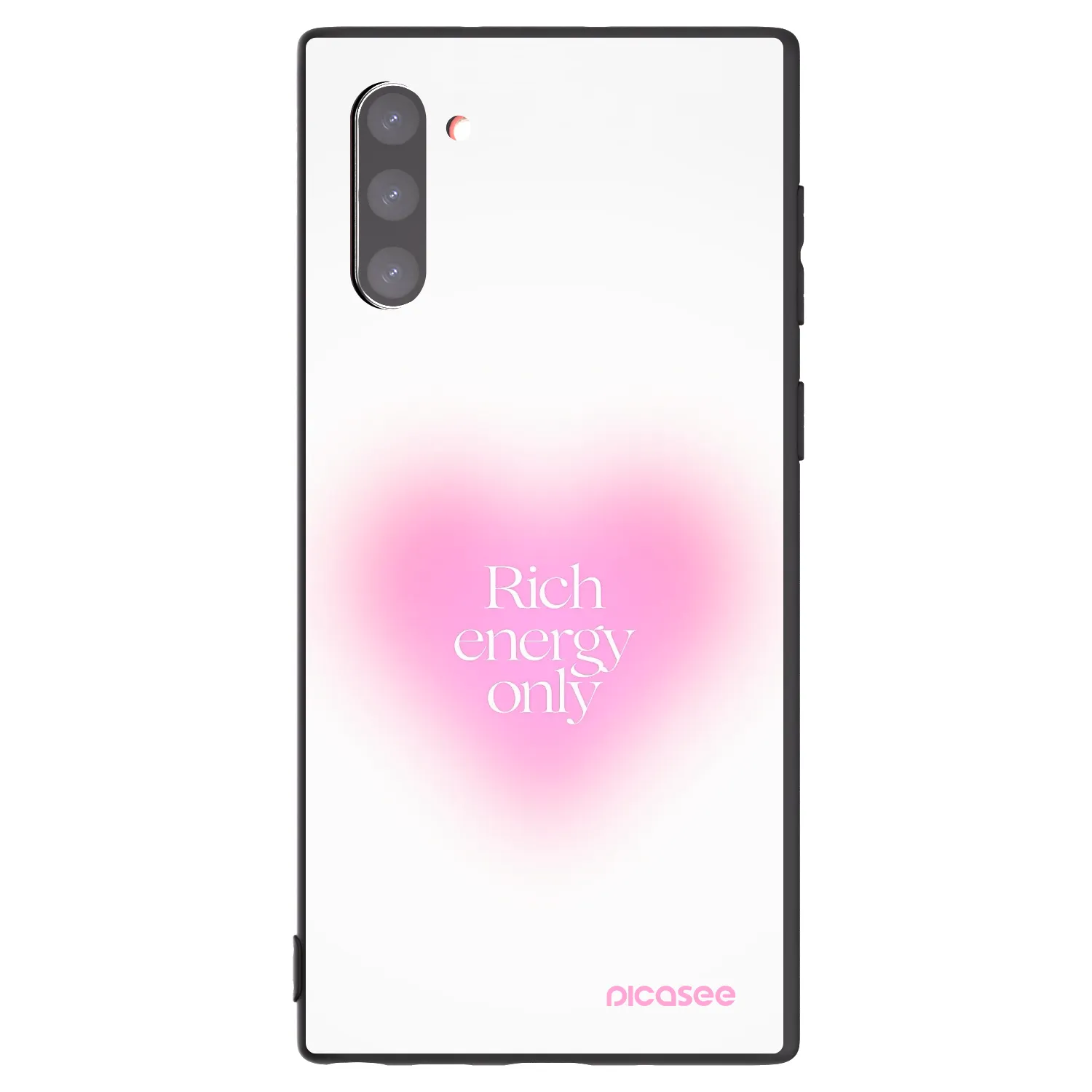 Picasee silikónový čierny obal pre Samsung Galaxy Note 10 N970F - Rich Energy