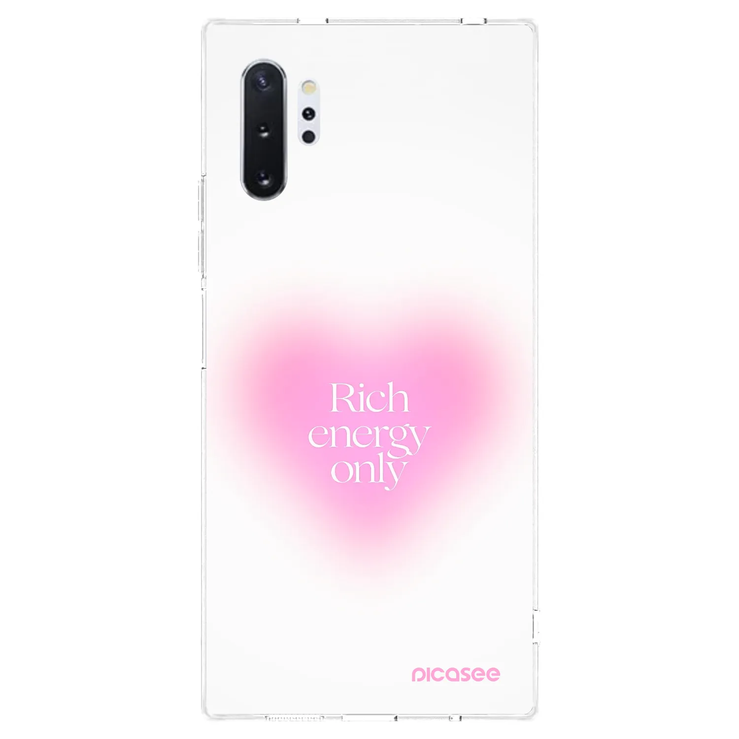 Picasee silikónový prehľadný obal pre Samsung Galaxy Note 10+ N975F - Rich Energy