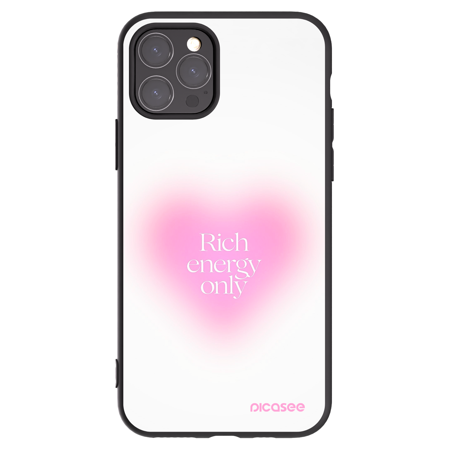 Picasee silikónový čierny obal pre Apple iPhone 11 Pro - Rich Energy