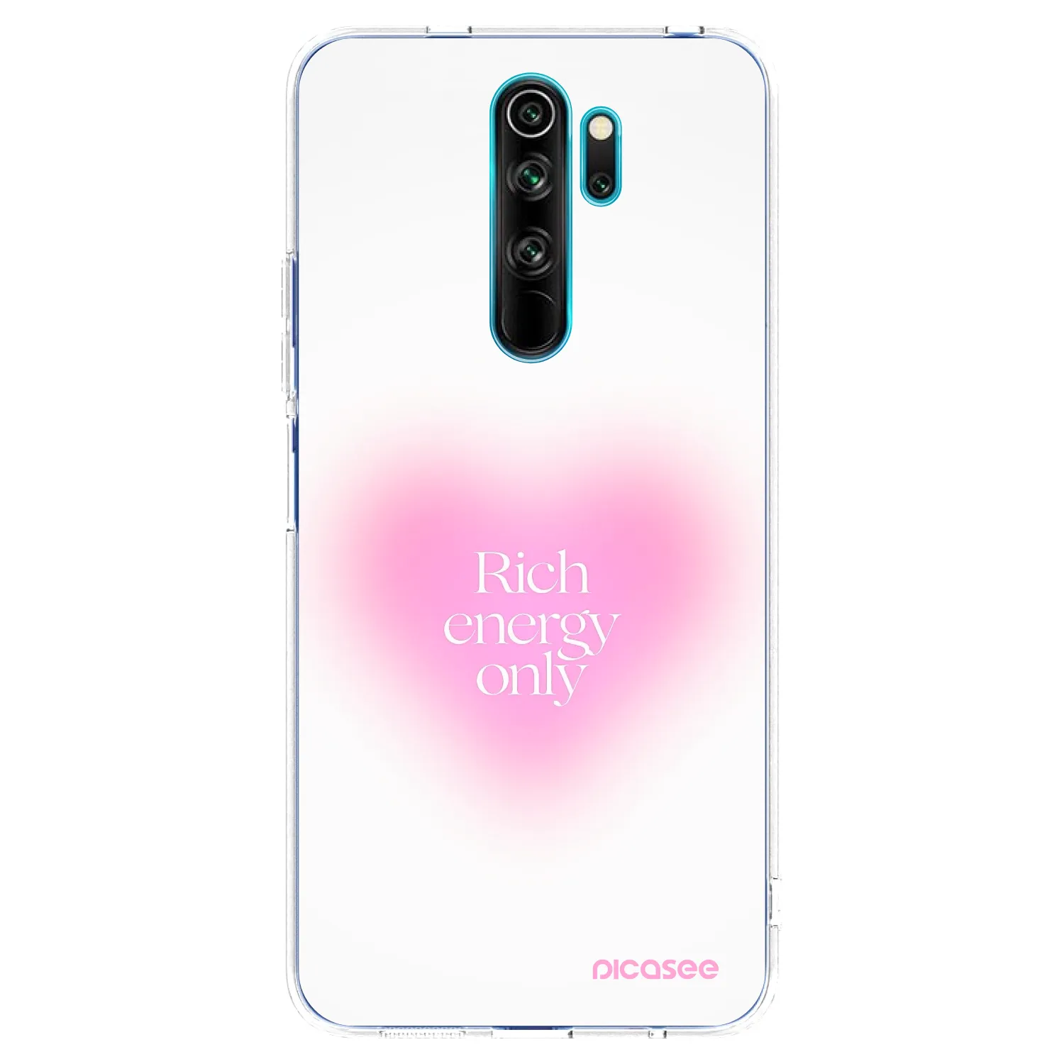 Picasee silikónový prehľadný obal pre Xiaomi Redmi Note 8 Pro - Rich Energy