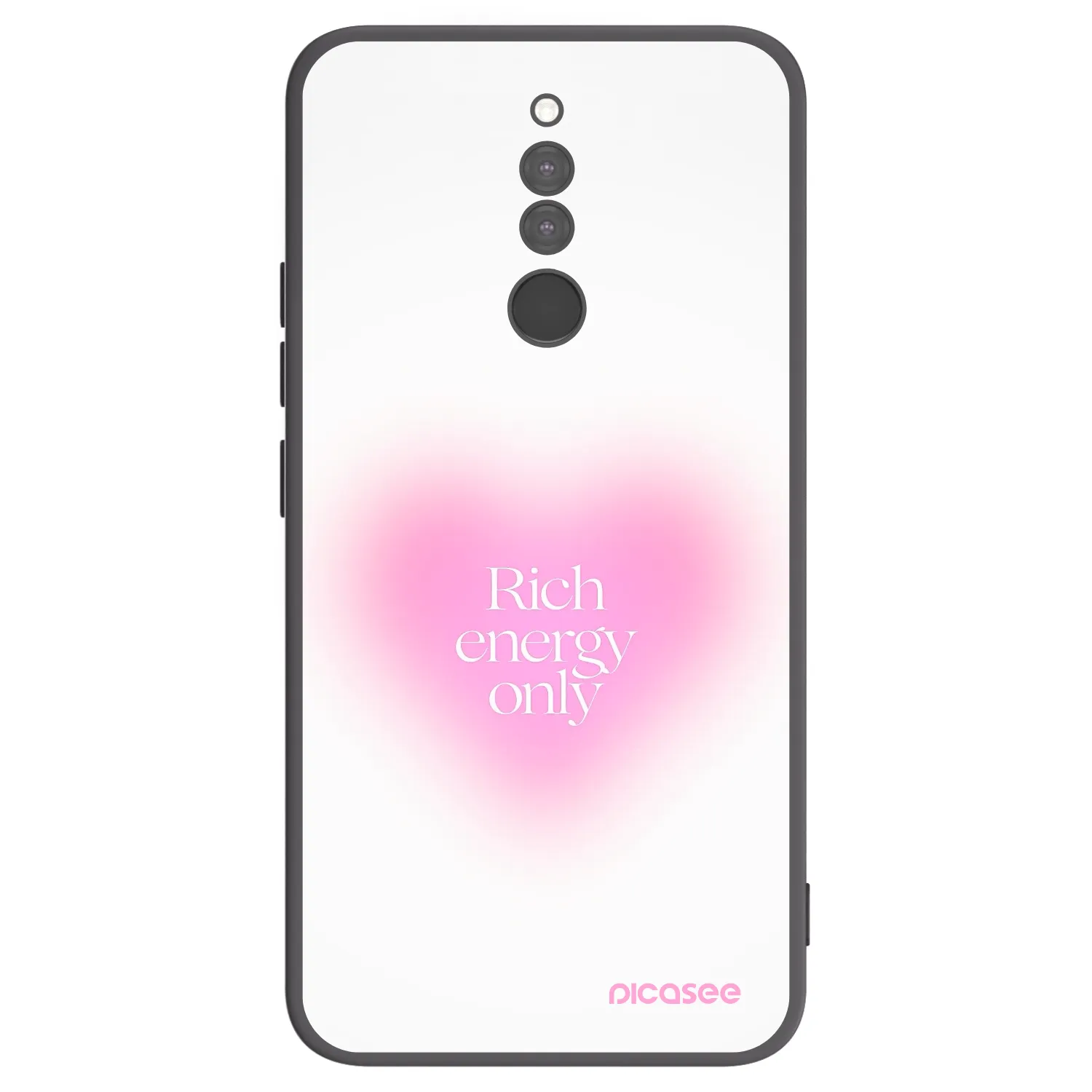 Picasee silikónový čierny obal pre Xiaomi Redmi 8 - Rich Energy