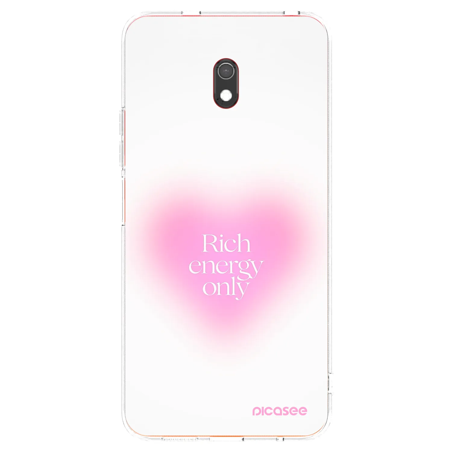 Picasee silikónový prehľadný obal pre Xiaomi Redmi 8A - Rich Energy
