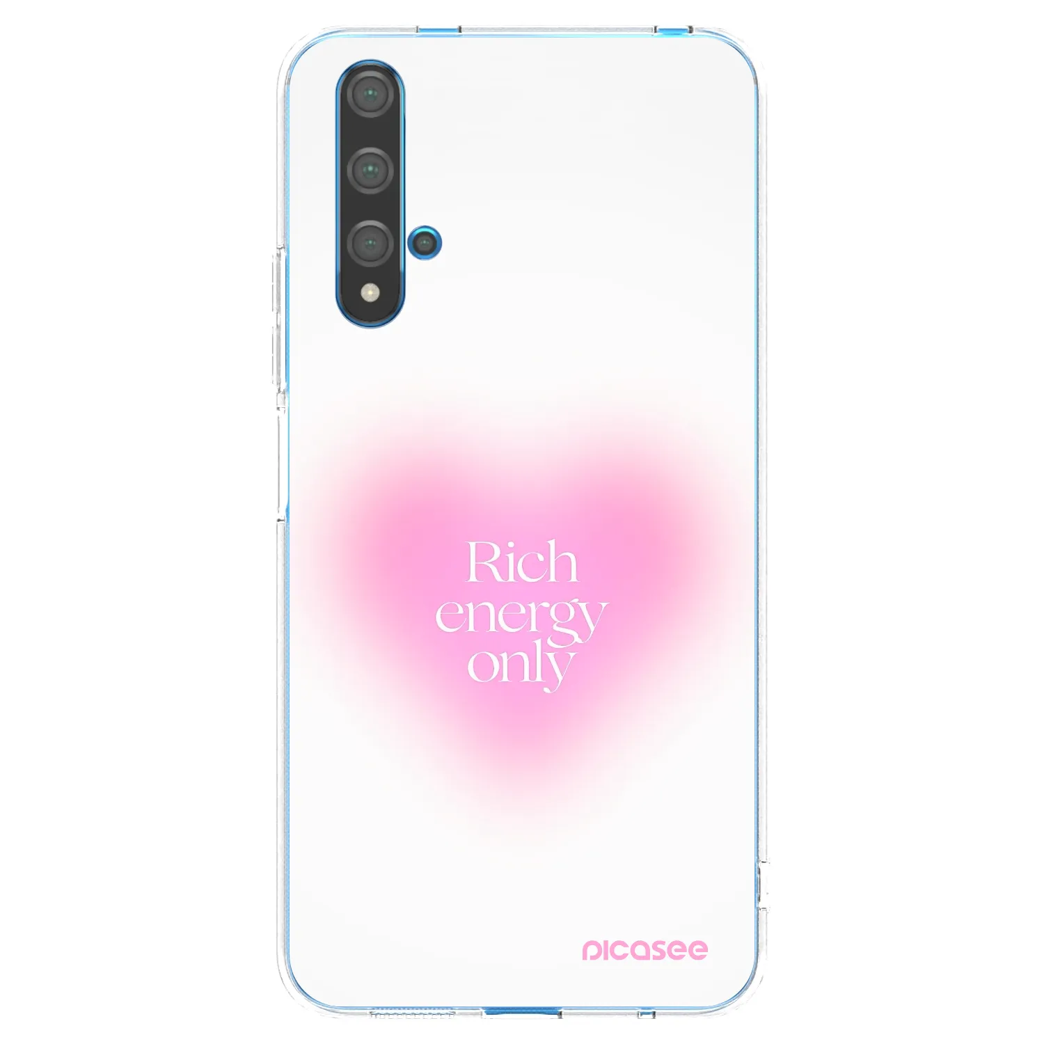 Picasee silikónový prehľadný obal pre Huawei Nova 5T - Rich Energy