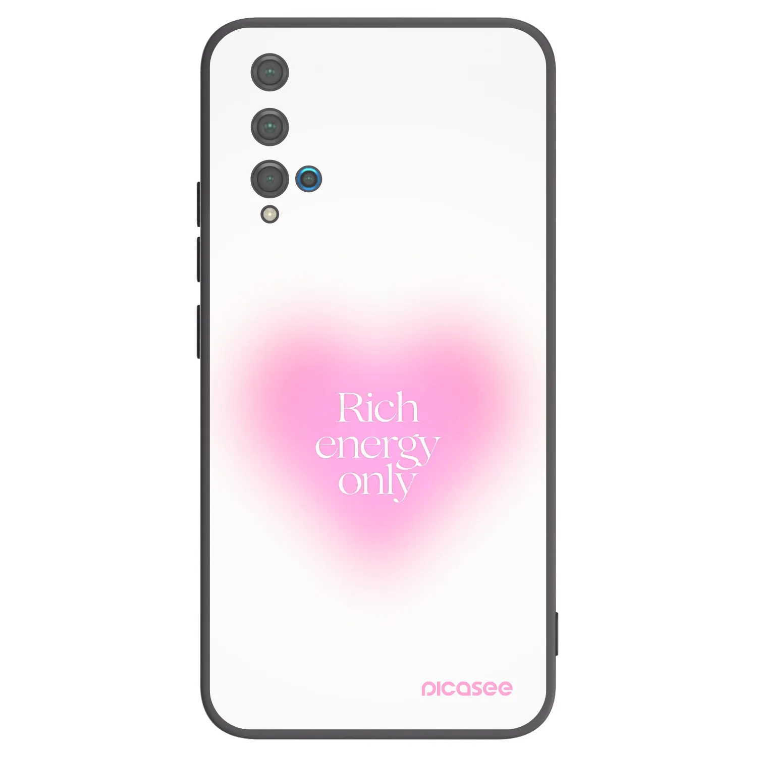 Picasee silikónový čierny obal pre Huawei Nova 5T - Rich Energy