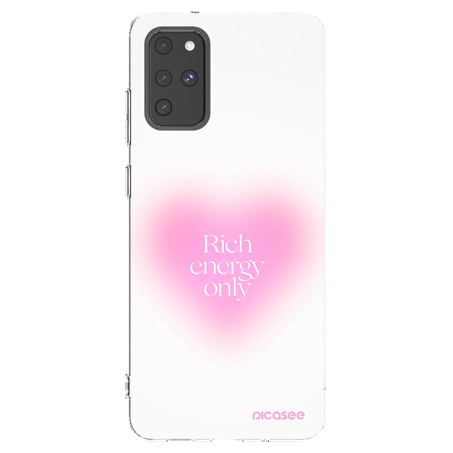 Picasee silikónový prehľadný obal pre Samsung Galaxy S20+ G985F - Rich Energy