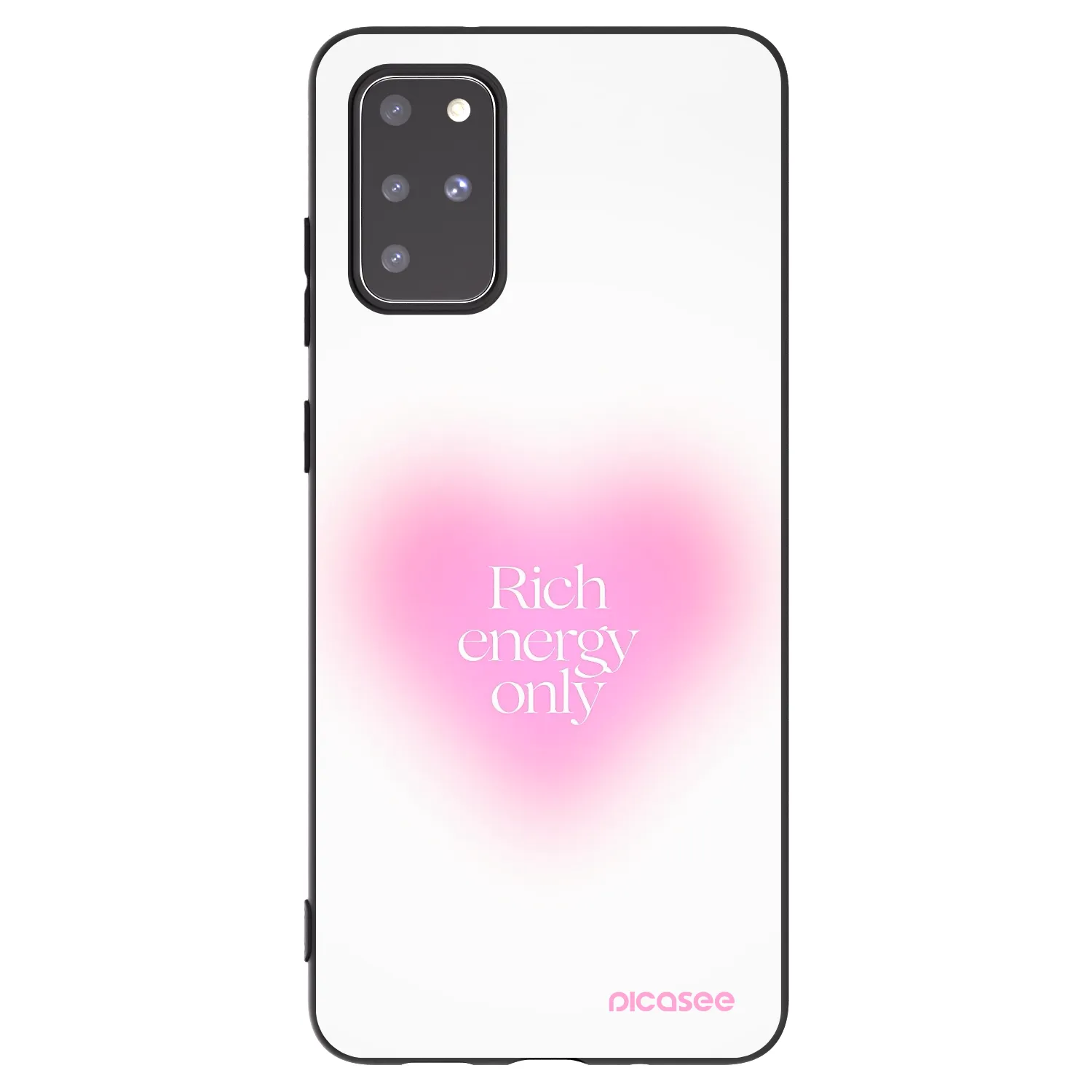 Picasee silikónový čierny obal pre Samsung Galaxy S20+ G985F - Rich Energy