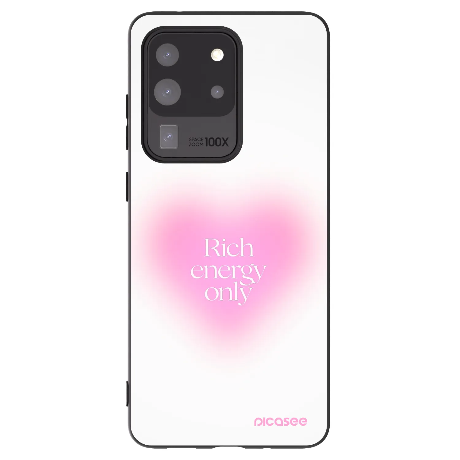 Picasee silikónový čierny obal pre Samsung Galaxy S20 Ultra 5G G988F - Rich Energy