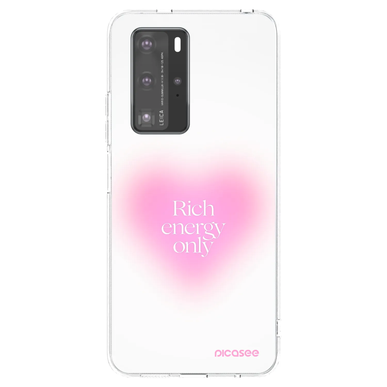 Picasee silikónový prehľadný obal pre Huawei P40 Pro - Rich Energy