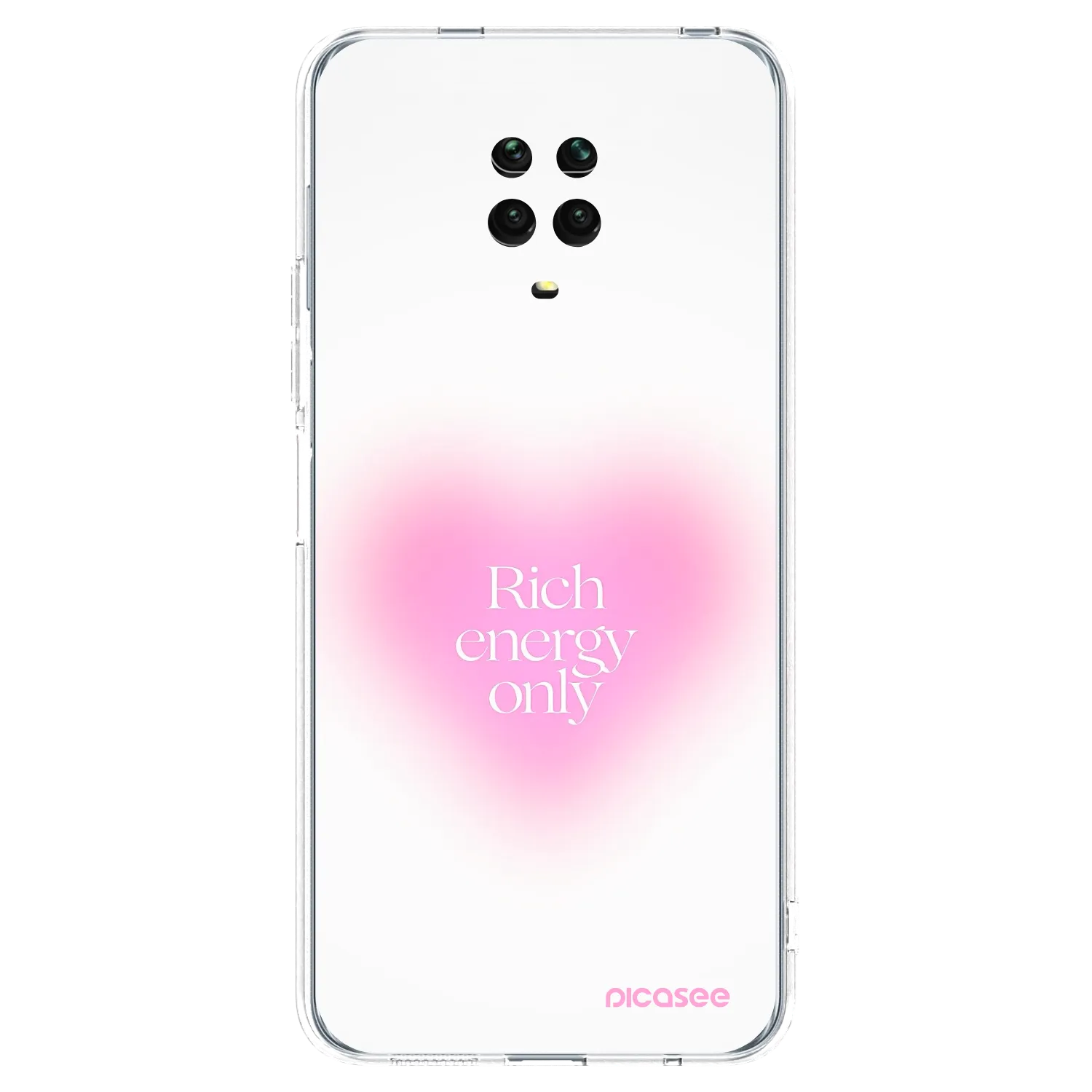 Picasee silikónový prehľadný obal pre Xiaomi Redmi Note 9 Pro - Rich Energy