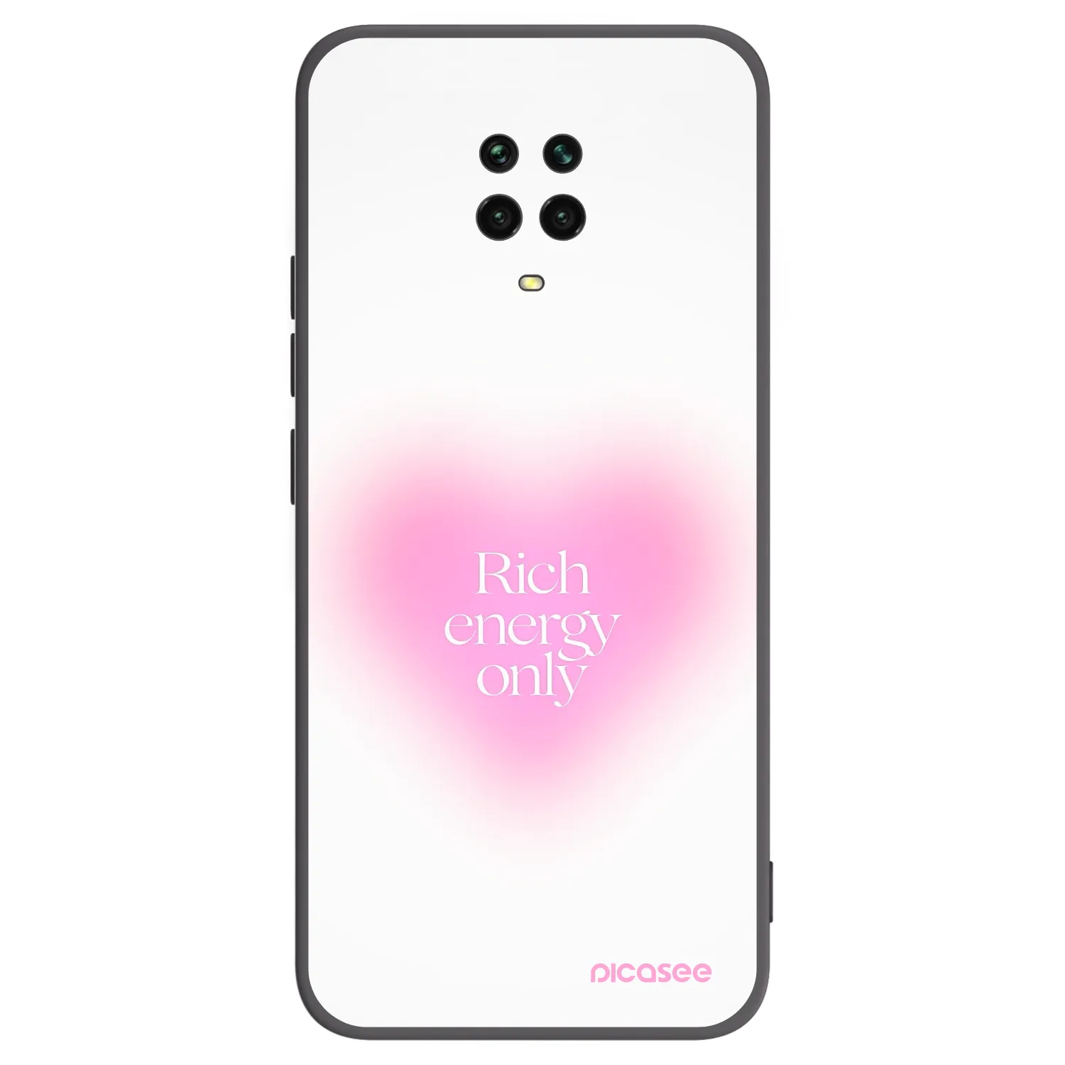 Picasee silikónový čierny obal pre Xiaomi Redmi Note 9 Pro - Rich Energy