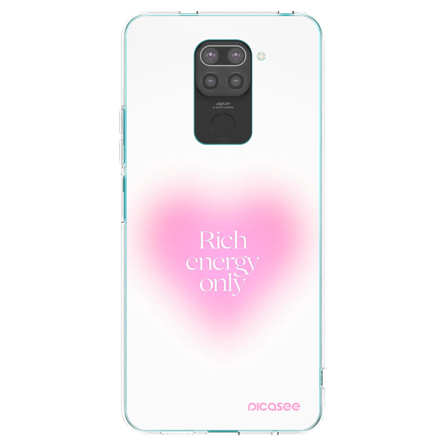 Picasee silikónový čierny obal pre Xiaomi Redmi Note 9 - Rich Energy