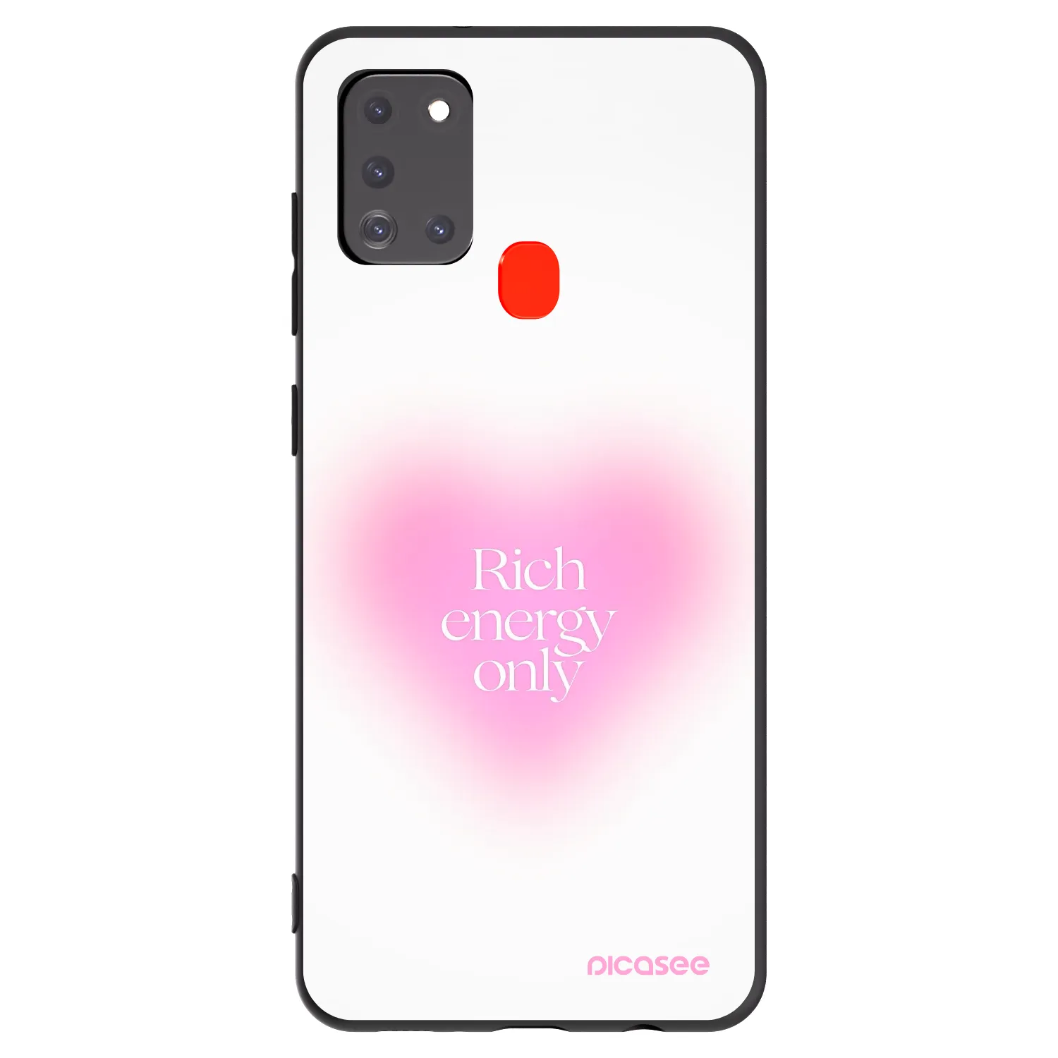 Picasee silikónový čierny obal pre Samsung Galaxy A21s - Rich Energy
