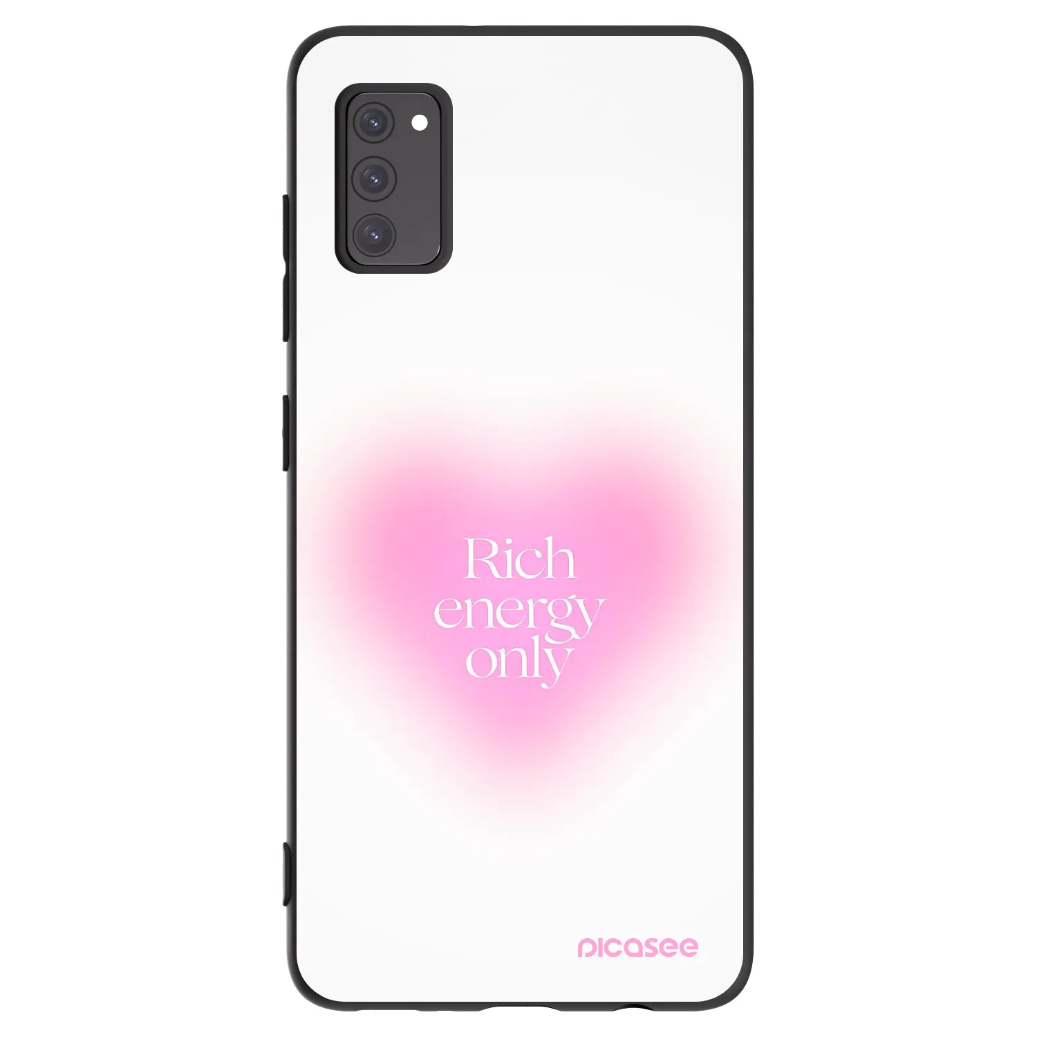 Picasee silikónový čierny obal pre Samsung Galaxy A41 A415F - Rich Energy