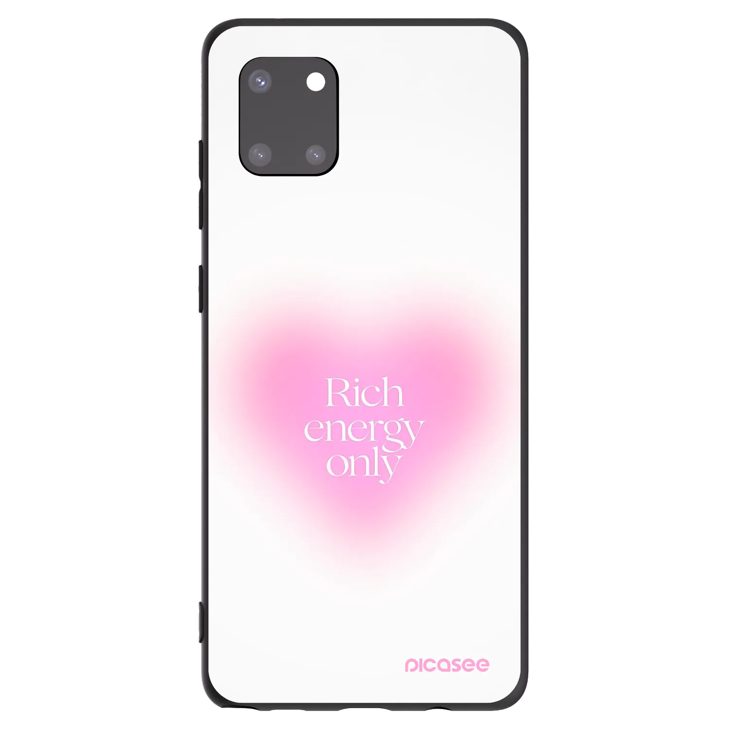 Picasee silikónový čierny obal pre Samsung Galaxy Note 10 Lite N770F - Rich Energy