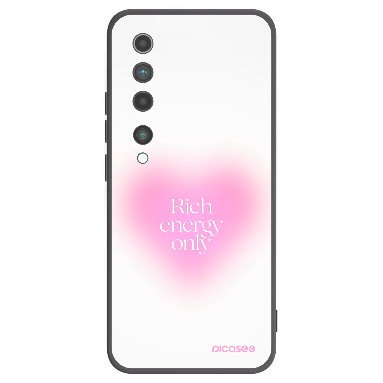 Picasee silikónový čierny obal pre Xiaomi Mi 10 - Rich Energy