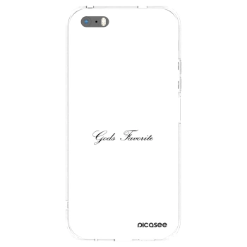 Picasee silikónový prehľadný obal pre Apple iPhone 5/5S/SE - Gods Favorite