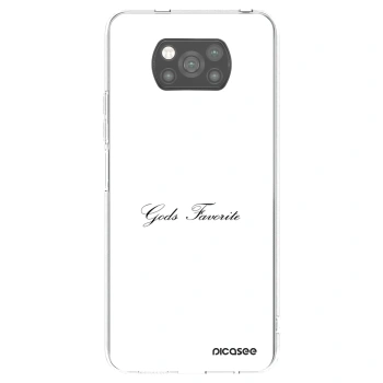 Picasee silikónový čierny obal pre Xiaomi Poco X3 - Gods Favorite