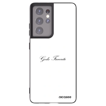 Picasee silikónový čierny obal pre Samsung Galaxy S21 Ultra 5G G998B - Gods Favorite