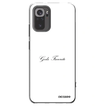 Picasee silikónový prehľadný obal pre Xiaomi Redmi Note 10 - Gods Favorite