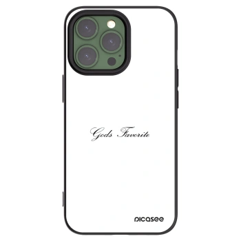 Picasee silikónový čierny obal pre Apple iPhone 13 Pro - Gods Favorite