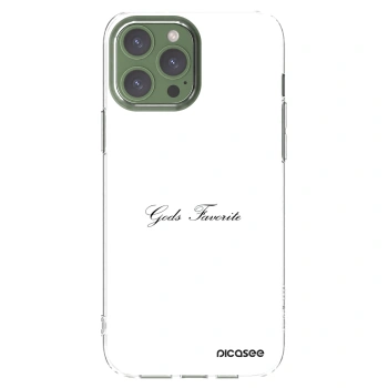 Picasee silikónový prehľadný obal pre Apple iPhone 13 Pro Max - Gods Favorite
