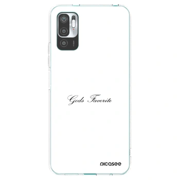 Picasee silikónový prehľadný obal pre Xiaomi Redmi Note 10 5G - Gods Favorite