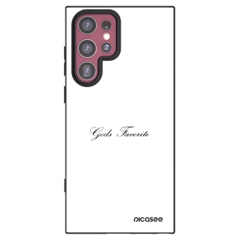 Picasee silikónový čierny obal pre Samsung Galaxy S22 Ultra 5G - Gods Favorite